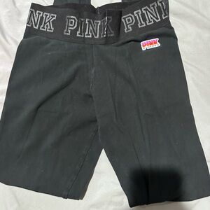 Black PINK Logo leggings